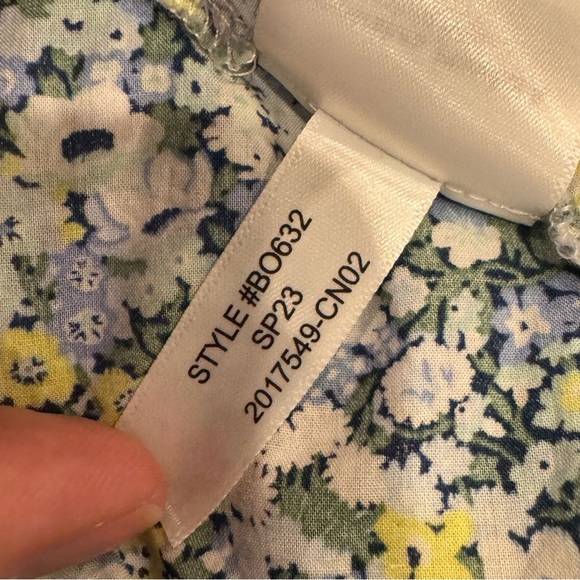 J. Crew Palermo smocked-waist mini dress in Liberty® Thorpe Hill fabric Small - Picture 10 of 12